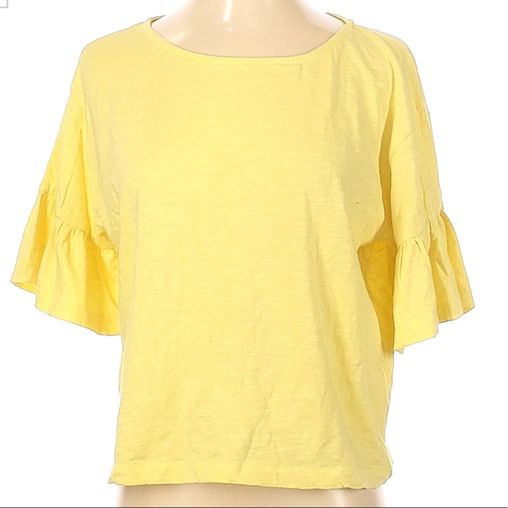 Zara Basic Collection bell sleeve tshirt
